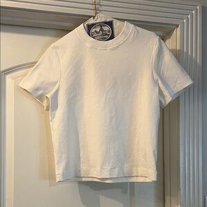 COS White Crew Neck Tee
